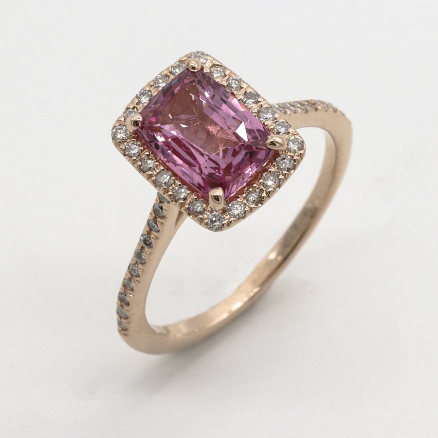 Classic Double Halo Ring